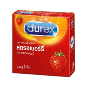 Durex Strawberry 52.5mm